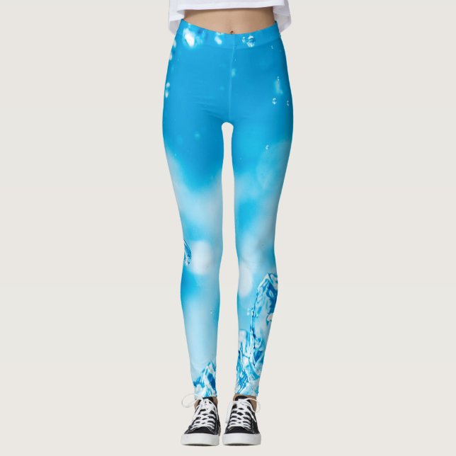 Legging legumes com bolhas de água (Frente)