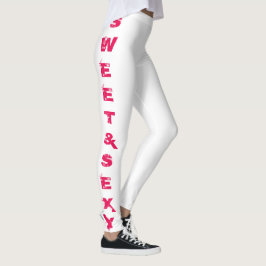 Legging Leguminosas Brancas Doce&Sexy