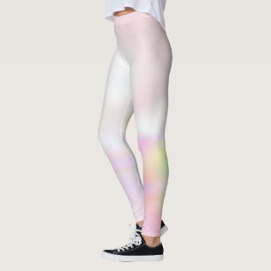 Legging Leguminosas do espectro de cores holográficas