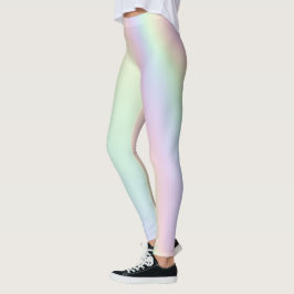 Legging Leguminosas do espectro de cores holográficas