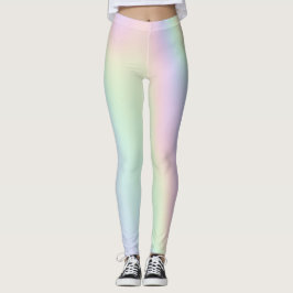 Legging Leguminosas do espectro de cores holográficas