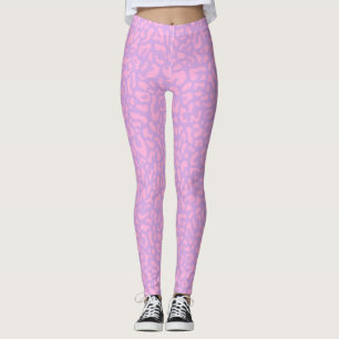 Legging Leguminosas para impressão de leopardo