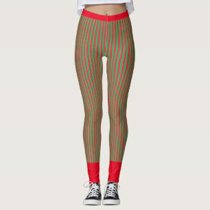 Legging Leguminosas VERDES E VERMELHAS