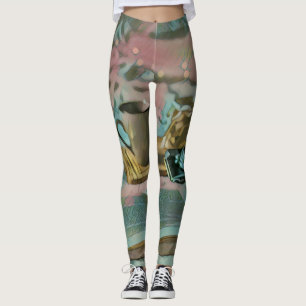 Legging Leia Livros, Beba Café