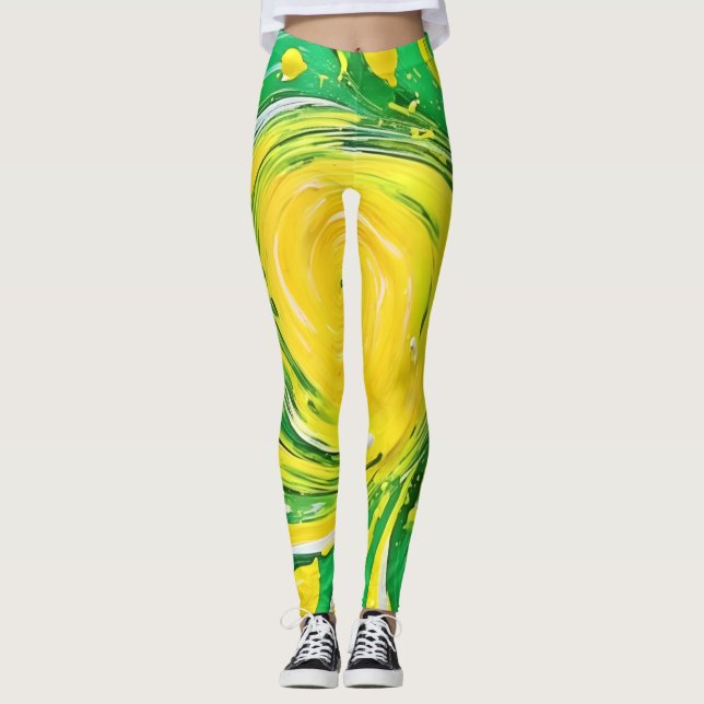 Legging Lemon Tornado Design (Frente)