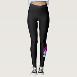 Legging Lena Violet Flower
