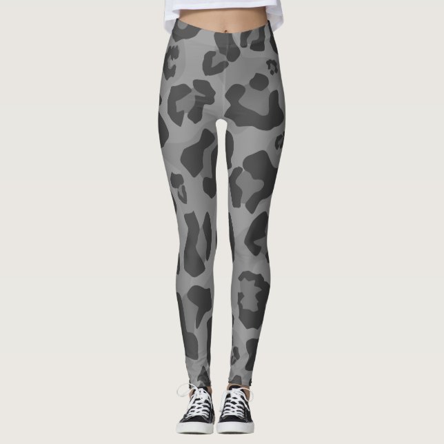 Legging Leopard Cheetah Cougar Jaguar Puma Patterno (Frente)