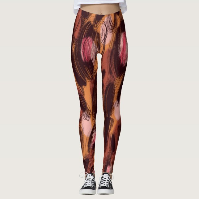 Legging Leopard Spots African Animal Standard (Frente)
