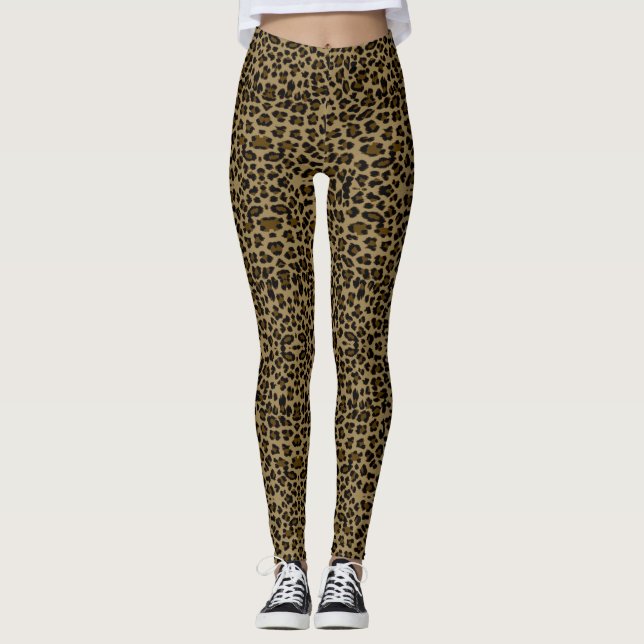 Legging Leopardo Love - Power yoga Ir (Frente)