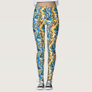 Legging Leopardo Tropical