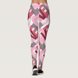 Legging Letra Magenta Geométrica de Amor