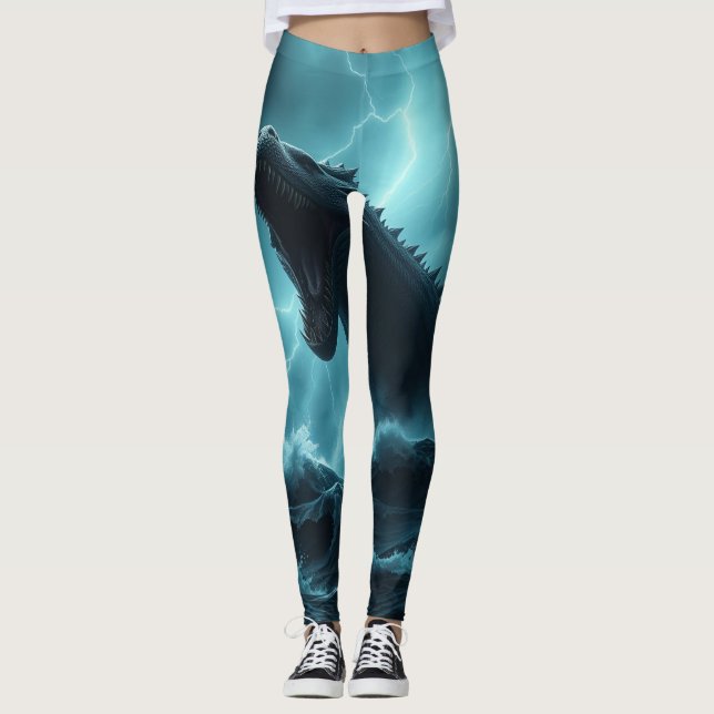 Legging „Leviathan – Wächter der Tiefsee“  (Frente)