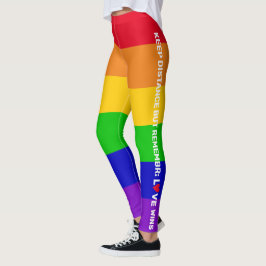 Legging LGBT Orgulho gay 2020 bandeira do arco-íris Love g