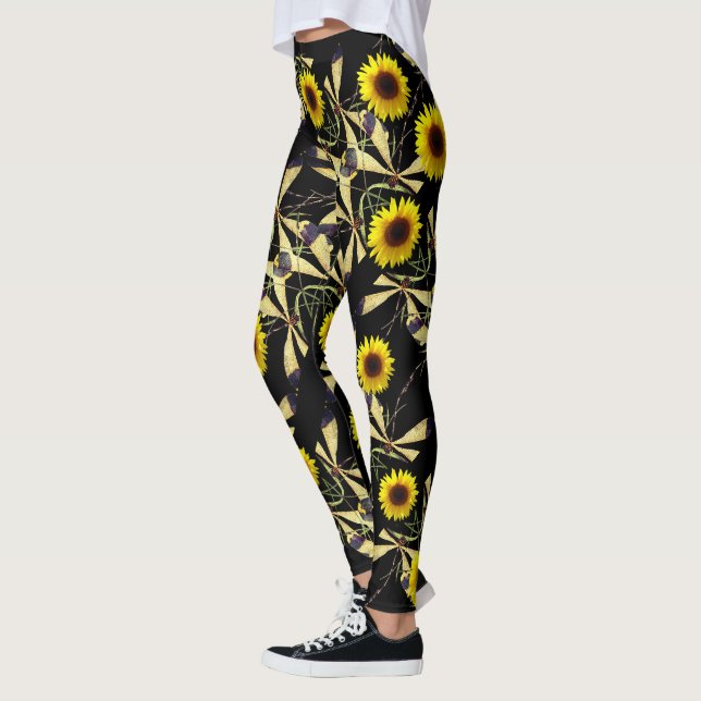 Legging Libélula do Girassol (Esquerda)