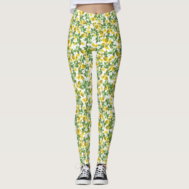 Legging Liberty 2 amarelo (Frente)