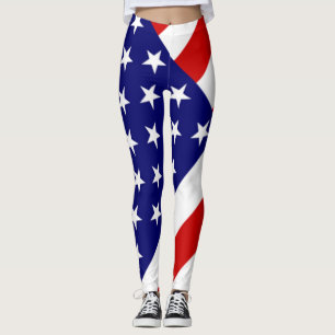 Legging lição de Flag EUA