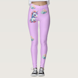 legging licorne et nuages