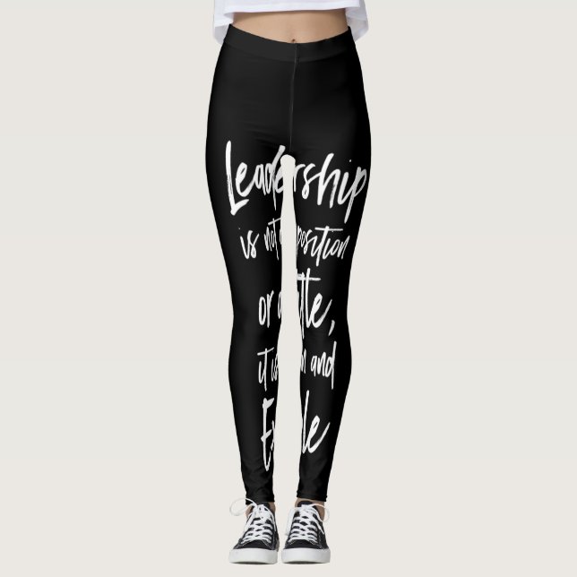 Legging liderança é exemplo (Frente)