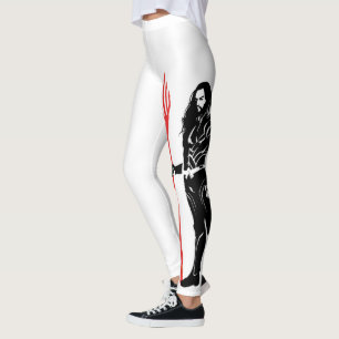 Legging Liga da Justiça  Arte de Pop Aquaman Pose Noir