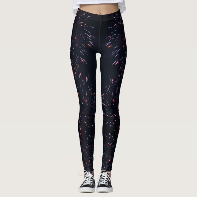 Legging Lil Fireworks Leggin Impressão (Frente)