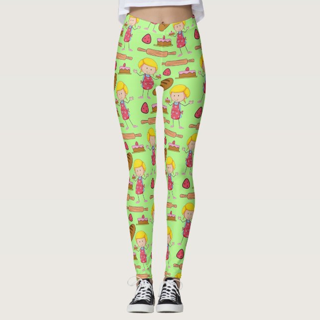 Legging Lil Miss Baker ( Pale Verde ) (Frente)