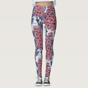 Legging Lilac em rosa e azul