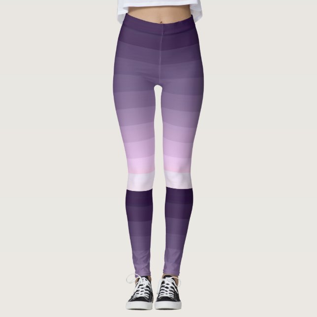 Legging Lilac, listrado (Frente)