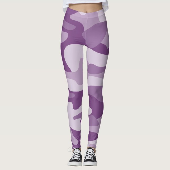 Legging Lilac Monocolor Camo (Frente)