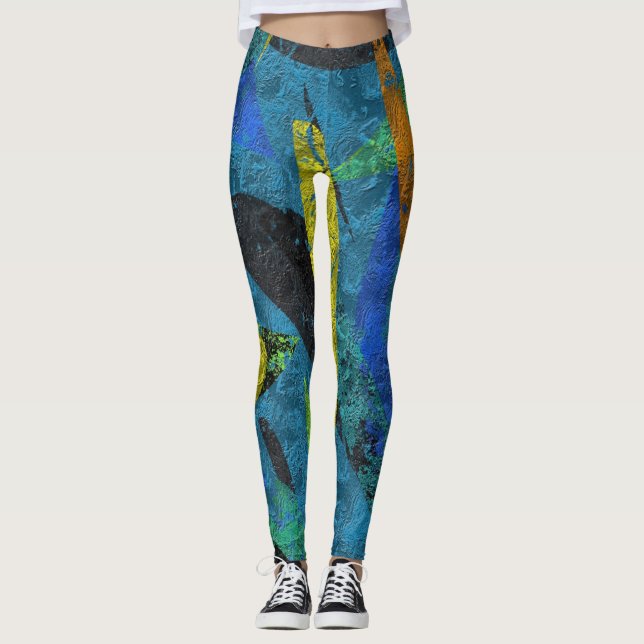 Legging Lilo- Turquoise Cutouts (Frente)