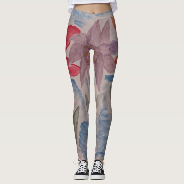 Legging Lily Flowers (Frente)
