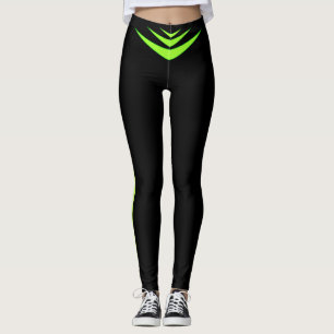 Legging Lima Verde Triplo Bumerangue em Preto