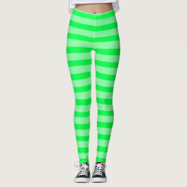 Legging Limão-Chave Pie Neon Green Rave Strips