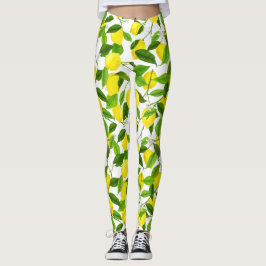 Legging Limão de Aquarela