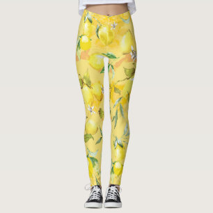Legging Limão de aquarela IV