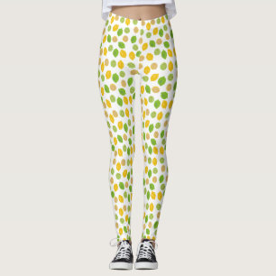 Legging Limão e padrão do Limão