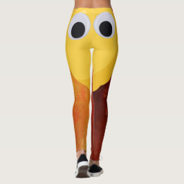 Legging Limão, fruta com olhos e maçã doidos