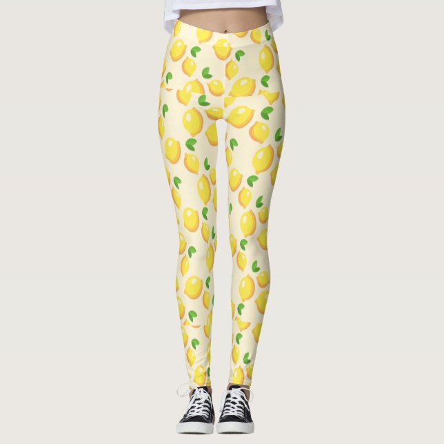 Legging Limões Amarelo (Frente)