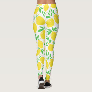 Legging Limões amarelos frescos 02