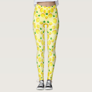 Legging Limões Amarelos frescos 5