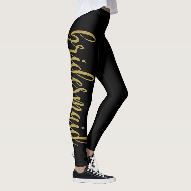 Legging Linda e Dourada caligrafia (Direita)