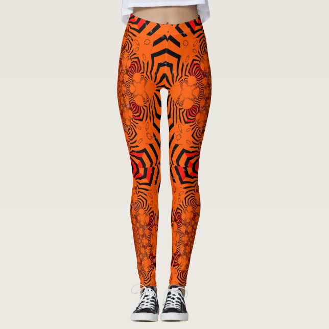 Legging Linda e fina atitude de zebra no exterior (Frente)