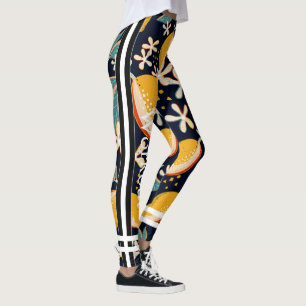 Legging Linda estrutura de citros l Workout l Marinho blue