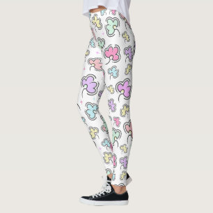 Legging Linda legenda de padrão floral