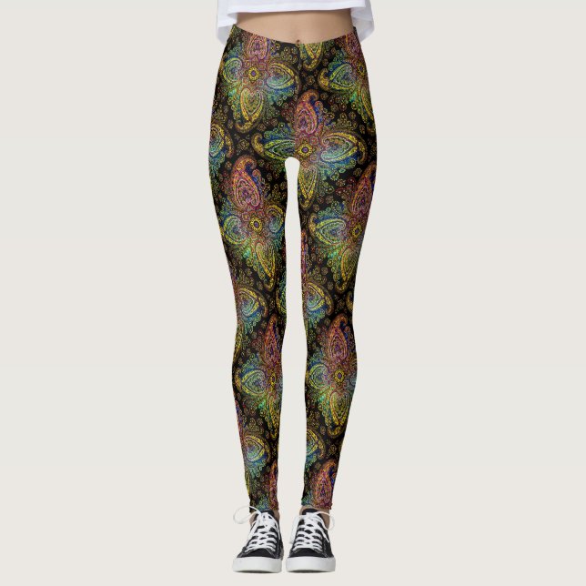 Legging Linda Paisley Motif (Frente)