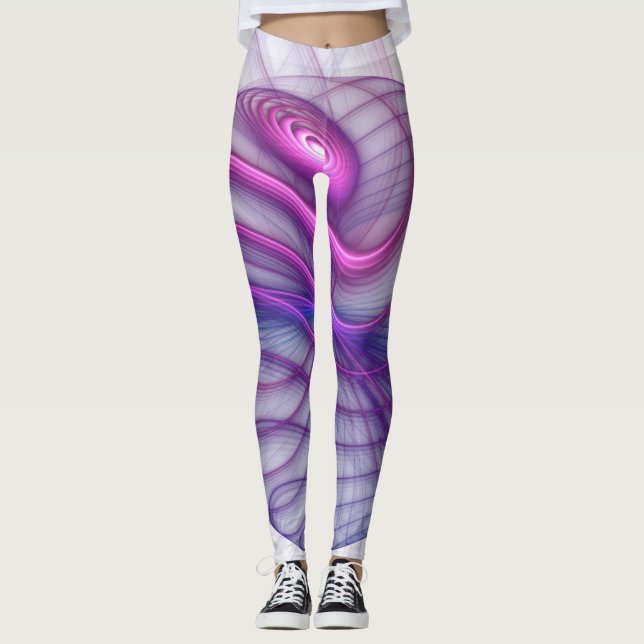 Legging Linda pintura frontal de Abstrato moderno Swing (Frente)
