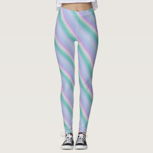 Legging Lindas faixas diagonais