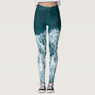 Legging Lindas ondas do mar
