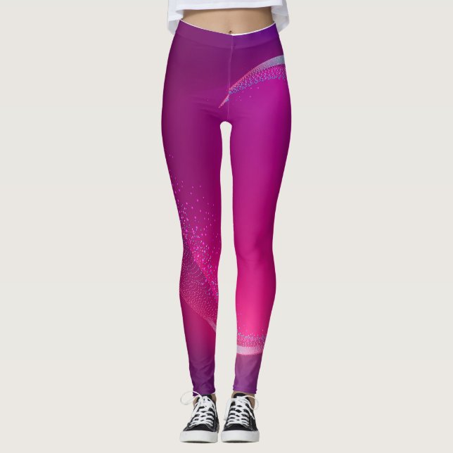 Legging lindas pernas roxas (Frente)