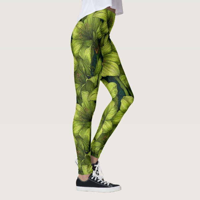 Legging Lindo Amaryllis Brilho Ioga Moda (Direita)