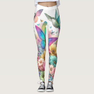 Legging Lindo design em cores pastel - inspirado na nature